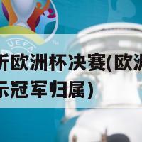 盘口分析欧洲杯决赛(欧洲杯决赛盘口揭示冠军归属)